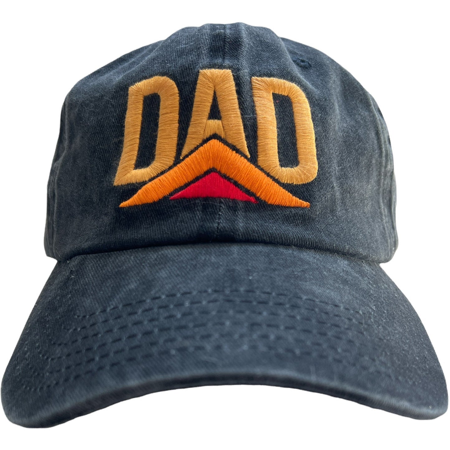 Embroidered Dad Cap Vintage Black